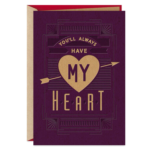 My Heart is Yours Sweetest Day Card, 
