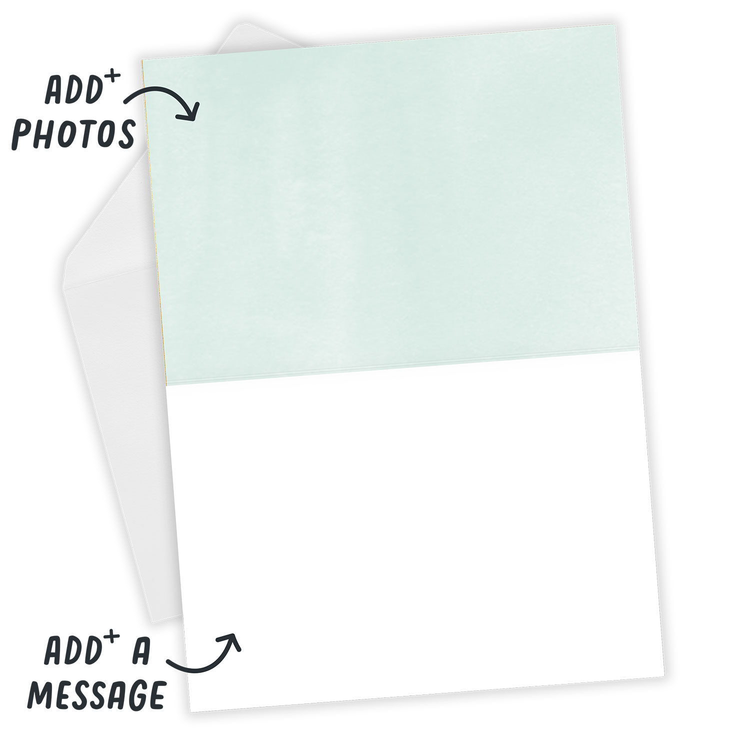 Personalized Watercolor Green Eucalyptus Card  image number 3