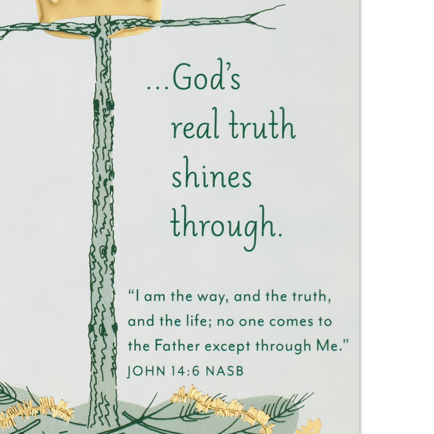 Tree and Cross DaySpring Religious Christmas Cards detail image number 5