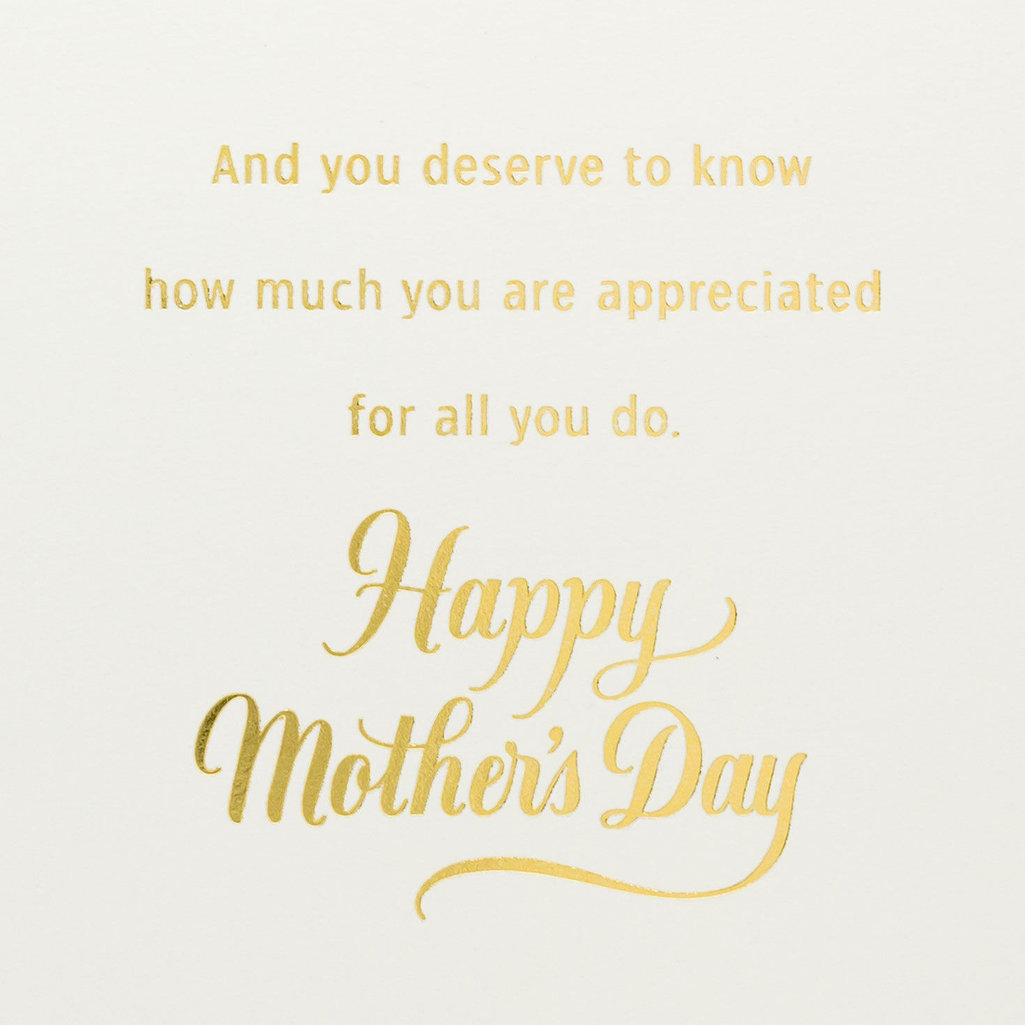 Pansies and Ribbon Mother's Day Card Sentiment image number 3