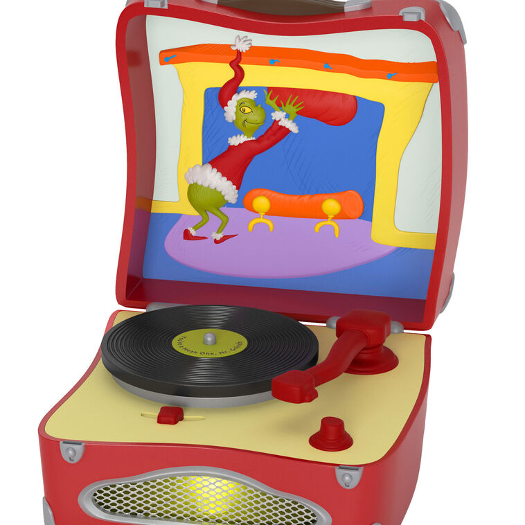 Grinch Record Player Keepsake Ornament  image number 5