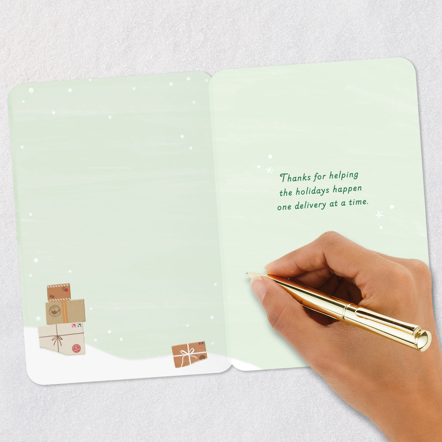 Special Delivery Christmas Thank-You Card for Mail Carrier for only USD 2.99 | Hallmark