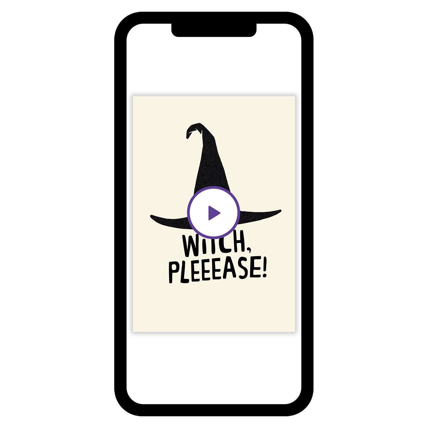 Witch Please Funny Halloween eCard