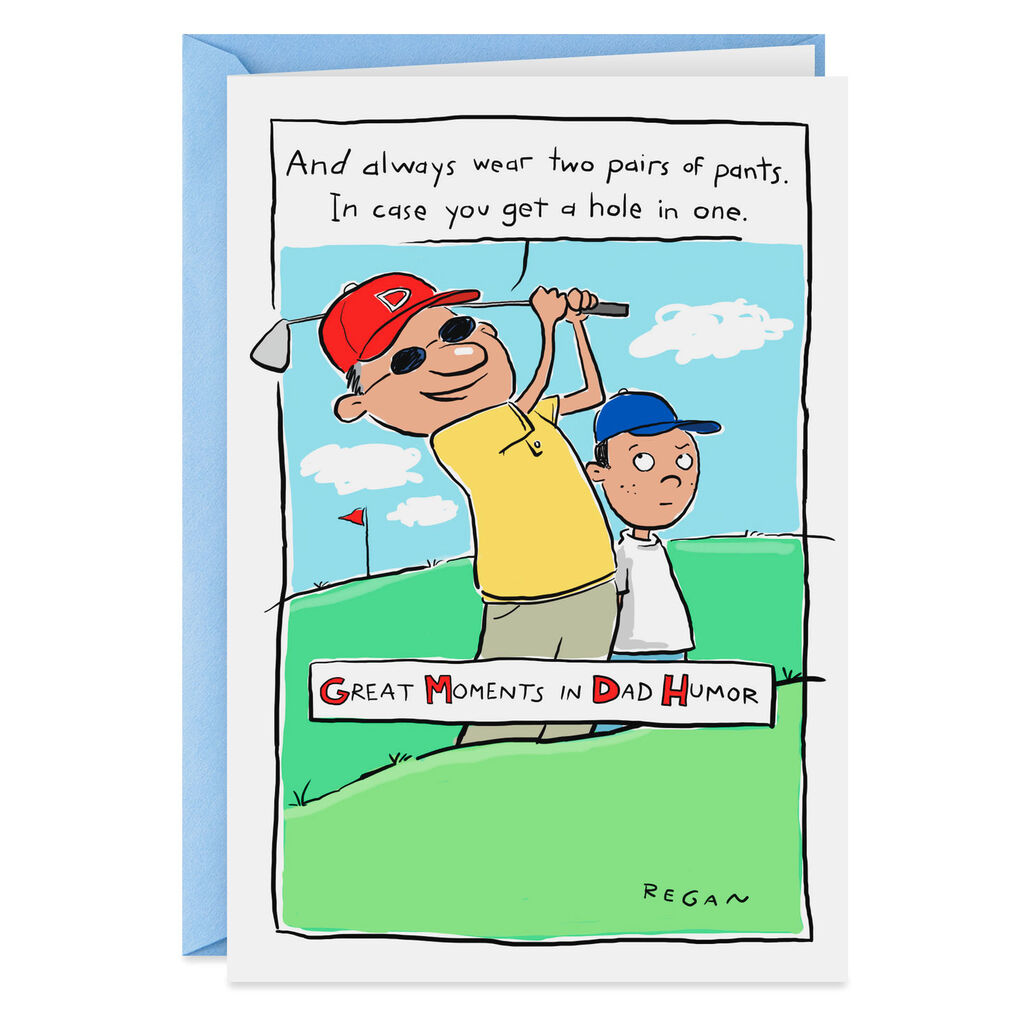 Golf Humor Funny Father S Day Card