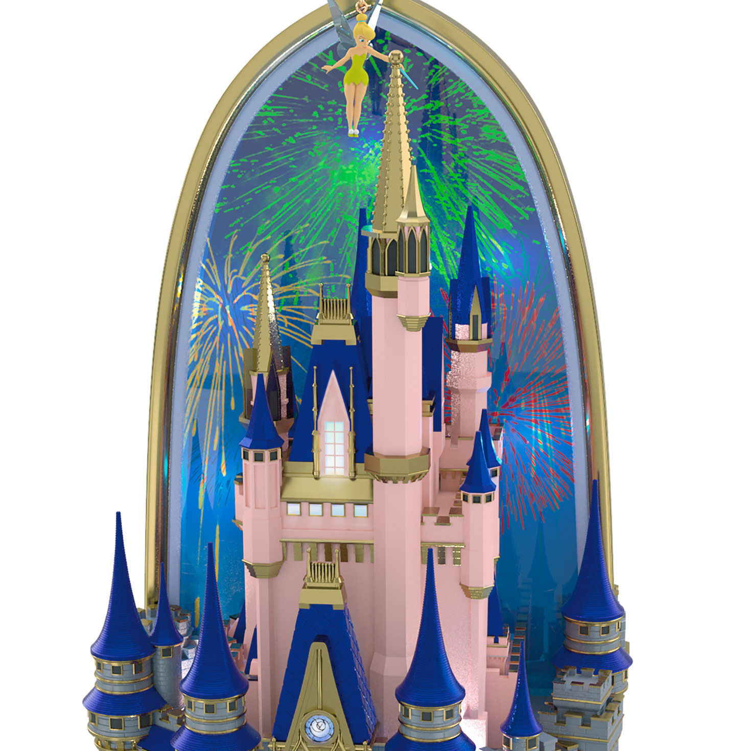 Magic Kingdom Cinderella Castle Tree Topper upclose view image number 4