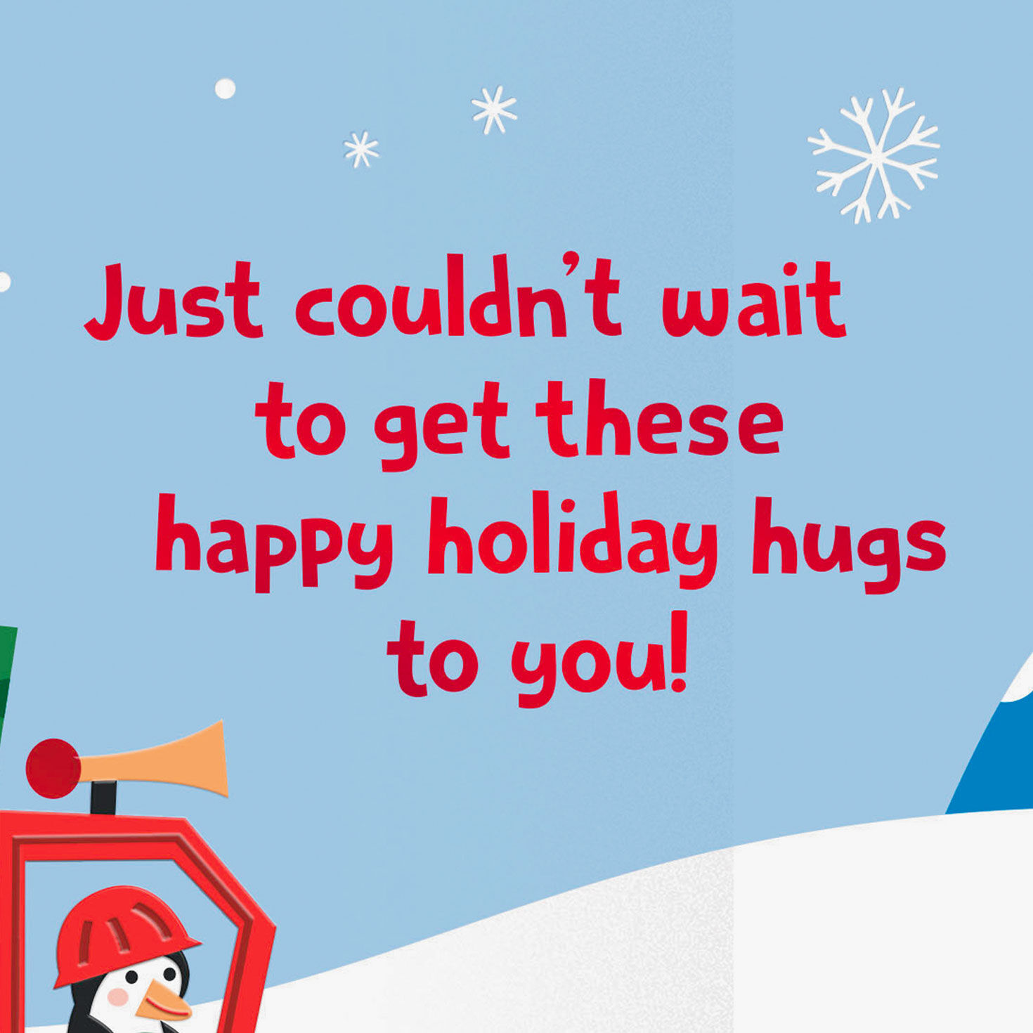 Santa Construction Truck Christmas Card for Grandson Sentiment image number 2