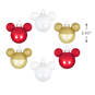 Disney Mickey Mouse Glass Ornaments, Set of 6, , large image number 3