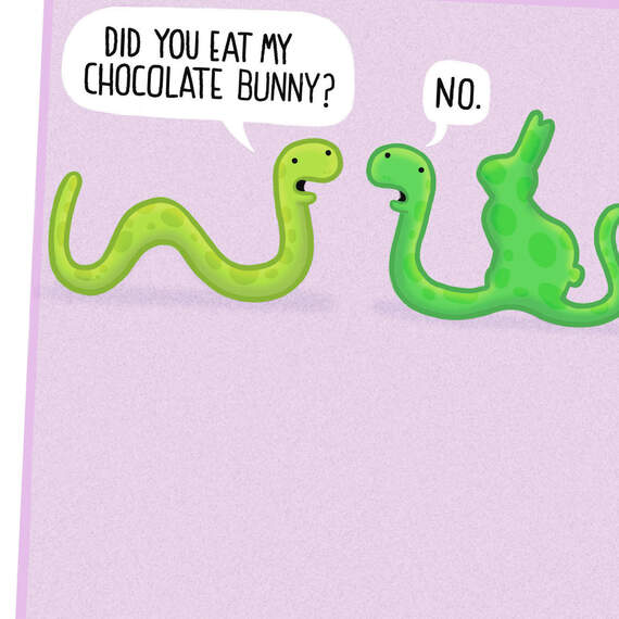 Did You Eat My Chocolate Bunny? Funny Easter Card, , large image number 4
