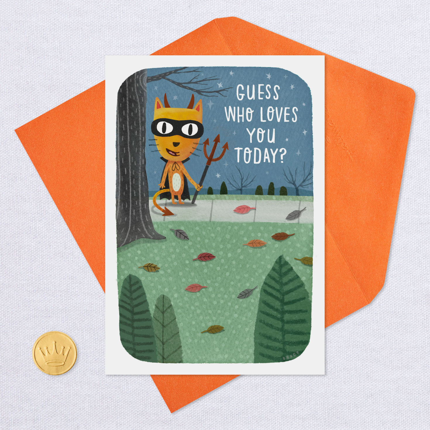 Little Devil Love You Lots Halloween Card, , large image number 5