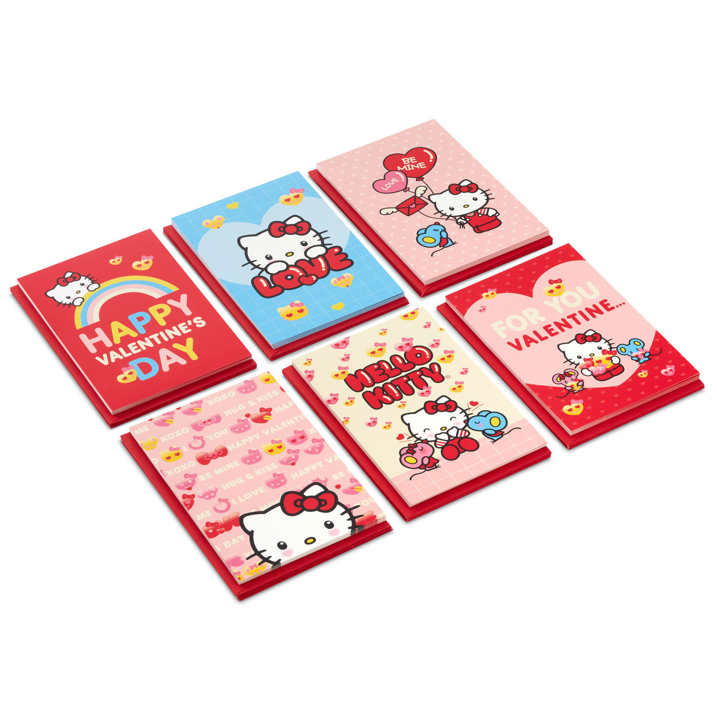 Hello Kitty Valentine's Day Cards with Pencils 