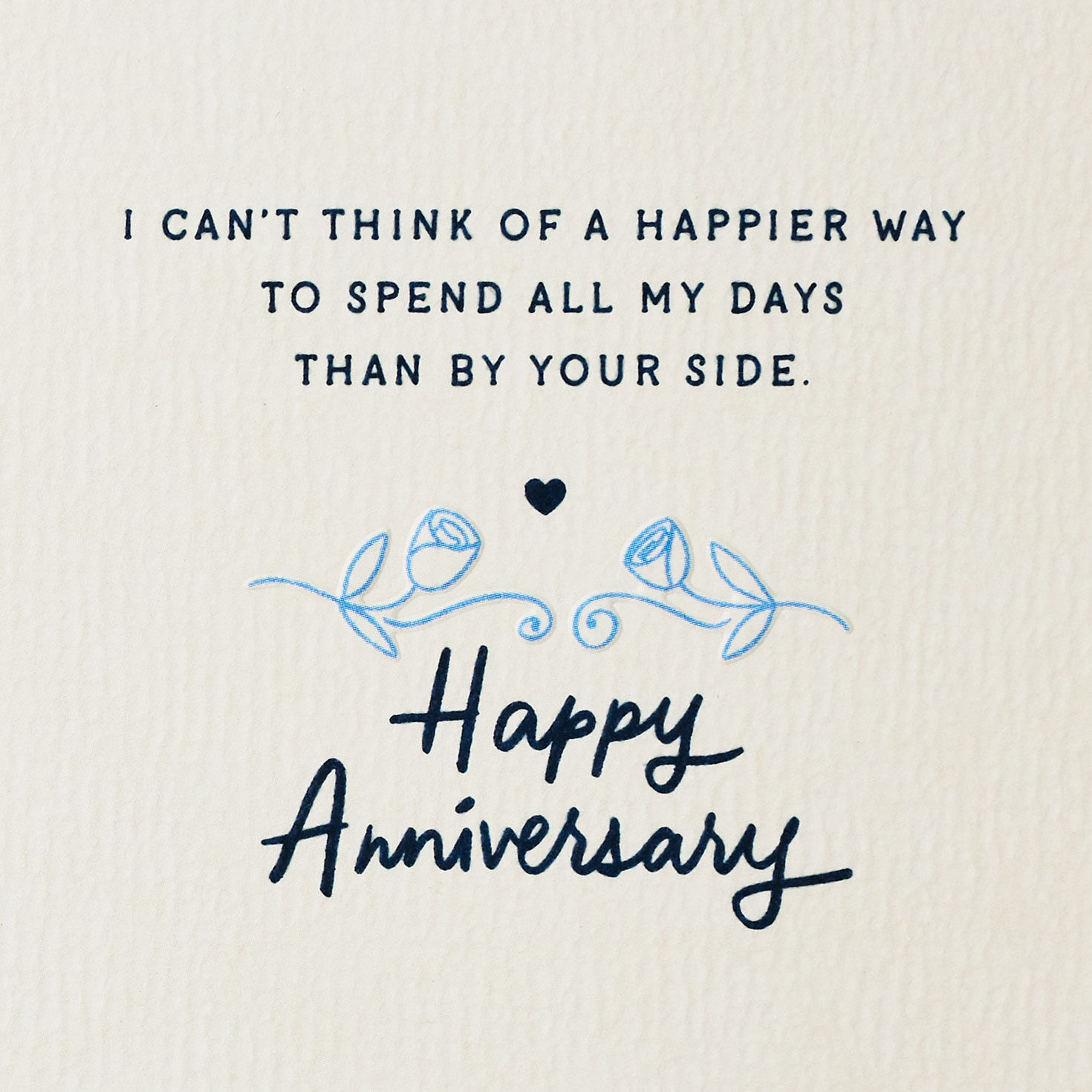 Romantic Lovebirds Anniversary Card Sentiment image number 2