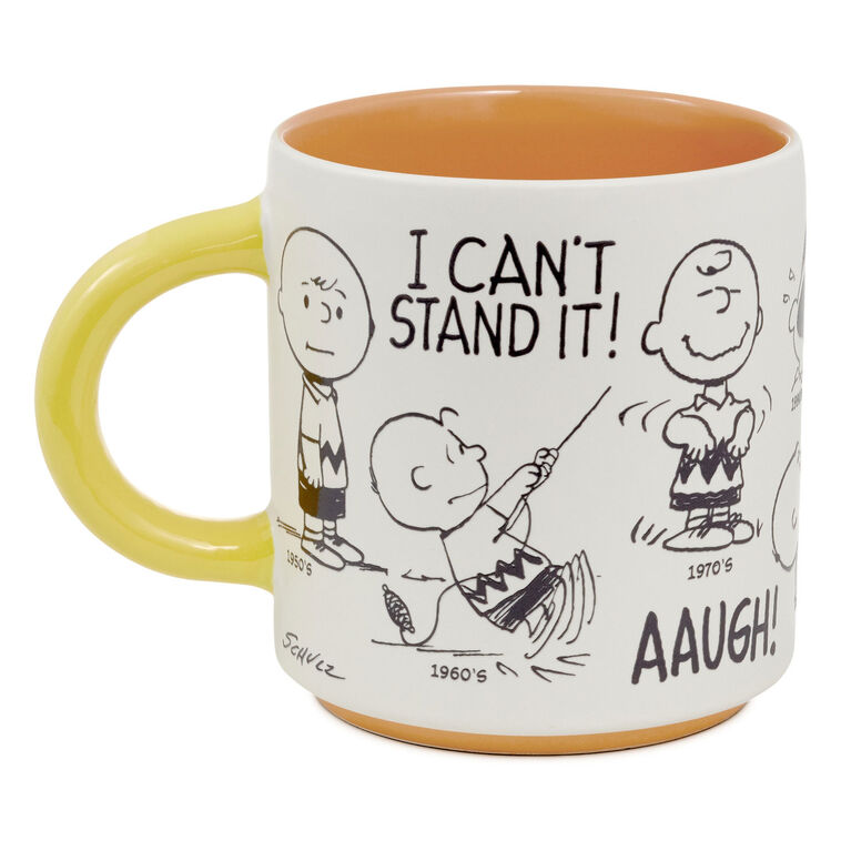Peanuts® 75th Anniversary Charlie Brown Through the Decades Mug, 17.5 ...