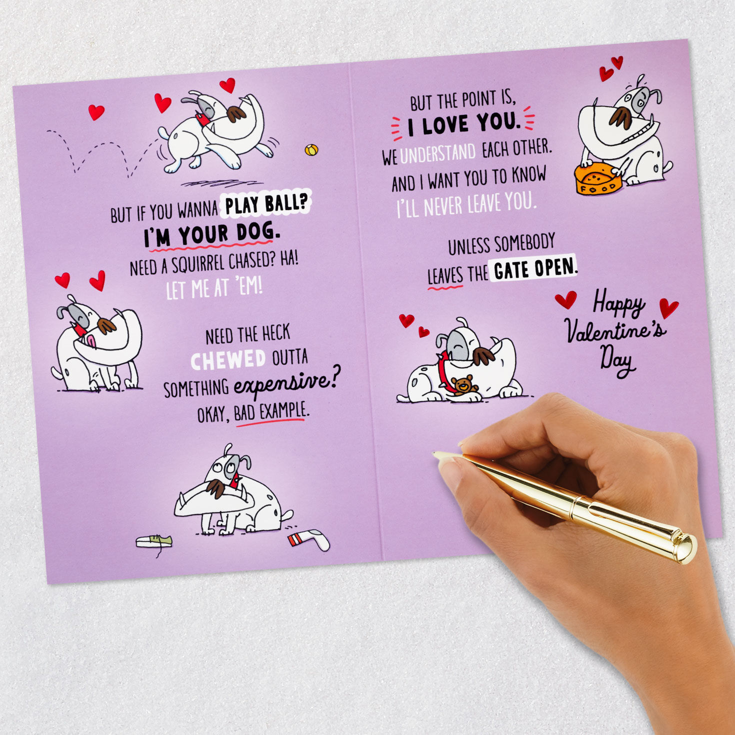 You're My Human Funny Valentine's Day Card From the Dog for only USD 3.99 | Hallmark