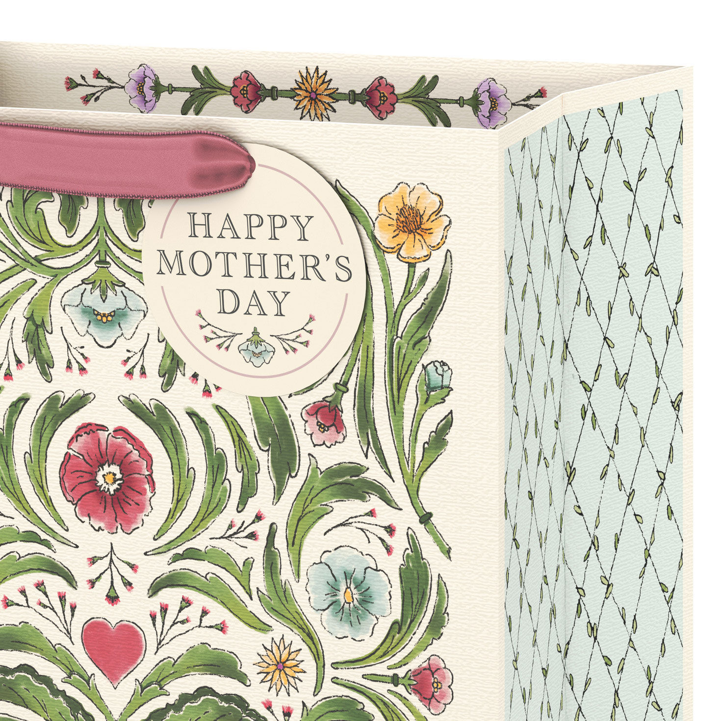13" Symmetrical Floral Large Mother's Day Gift Bag for only USD 4.99 | Hallmark