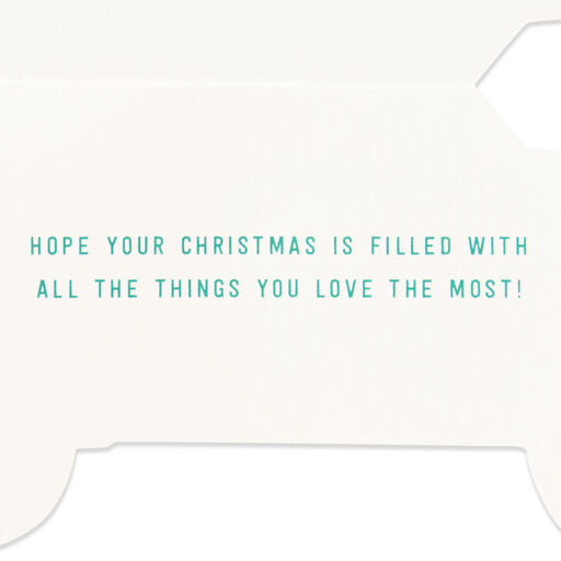 Hallmark Channel Red Truck The Things You Love Christmas Card, 