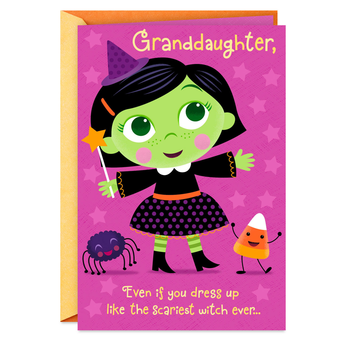 Our Family's Little Sweetie Halloween Card With Stickers for Granddaughter for only USD 3.99 | Hallmark