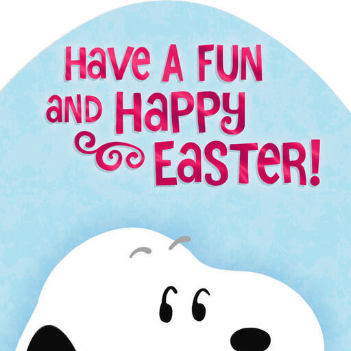 Peanuts® Snoopy and Woodstock Big Hug Easter Card, 