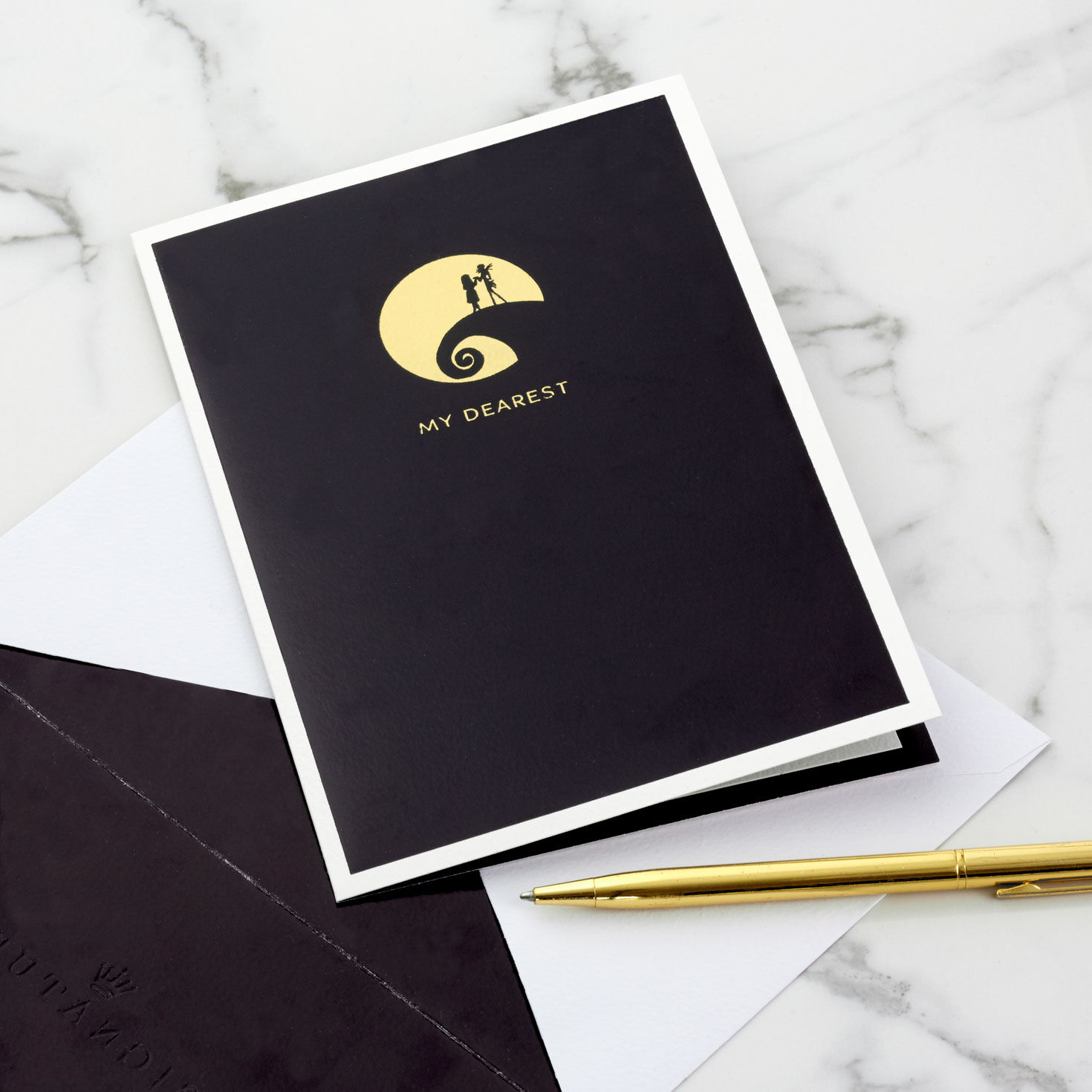 Nightmare Before Christmas Romantic 3D Pop-Up Love Card Card and Envelope with pen image number 7