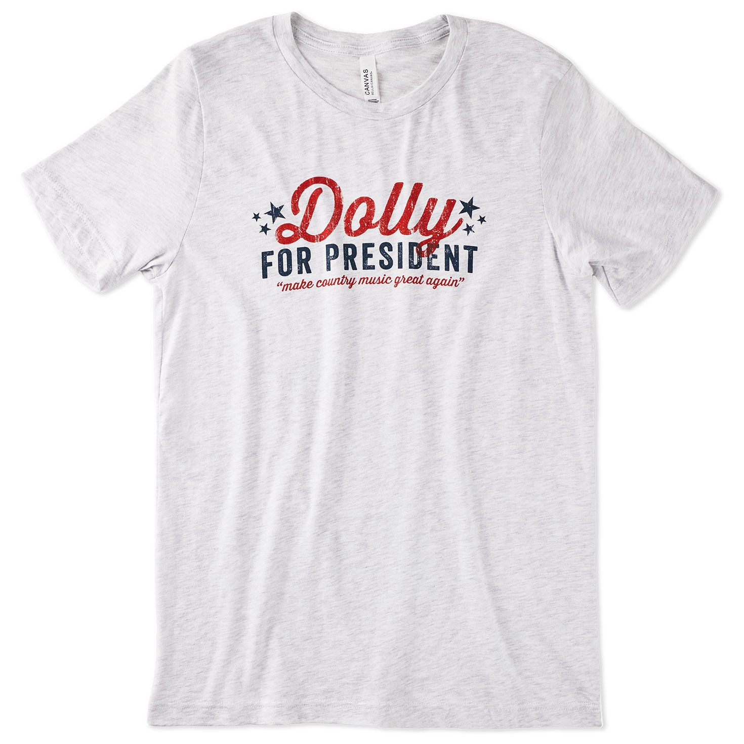 Southern Fried Design Barn Dolly for President Heather White T-Shirt, , large image number 1