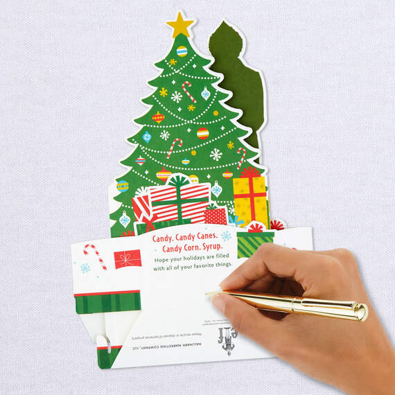 Elf™ Buddy Pop-Up Christmas Card With Sound and Light, , large image number 6