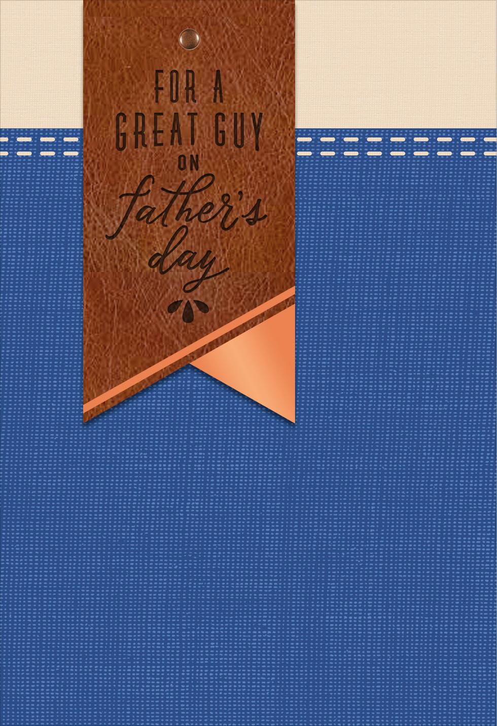 For a Great Guy Father's Day Card