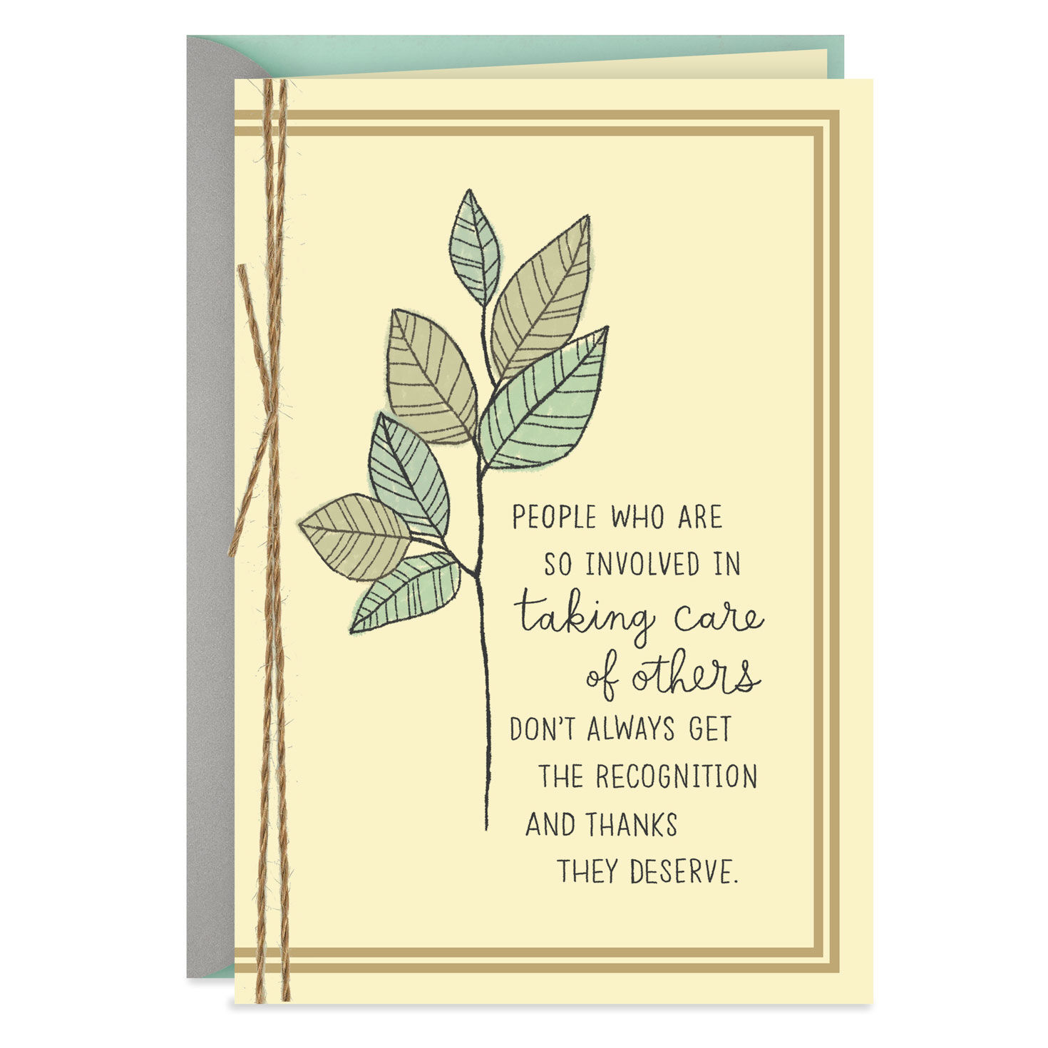 Thanks For Taking Care Of Others Thank You Card Greeting Cards