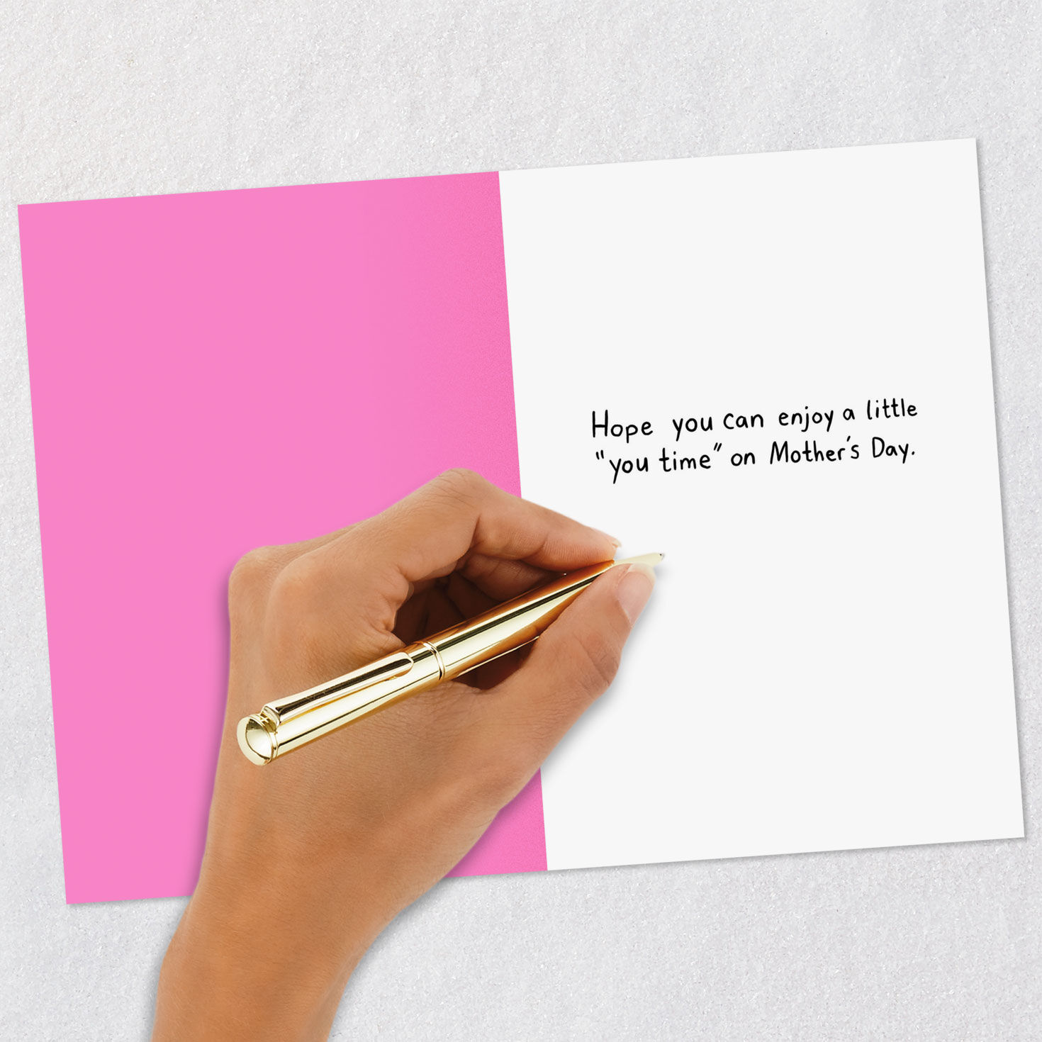 Mom Cat in Litter Box Funny Mother's Day Card signing card image number 6