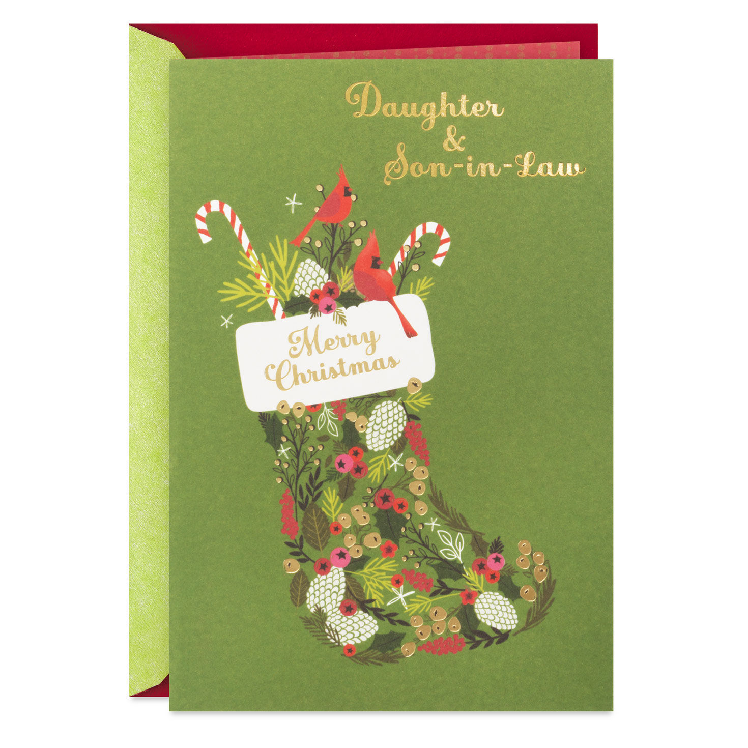 A Family Who Loves You Christmas Card for Daughter and Son-in-Law for only USD 2.99 | Hallmark