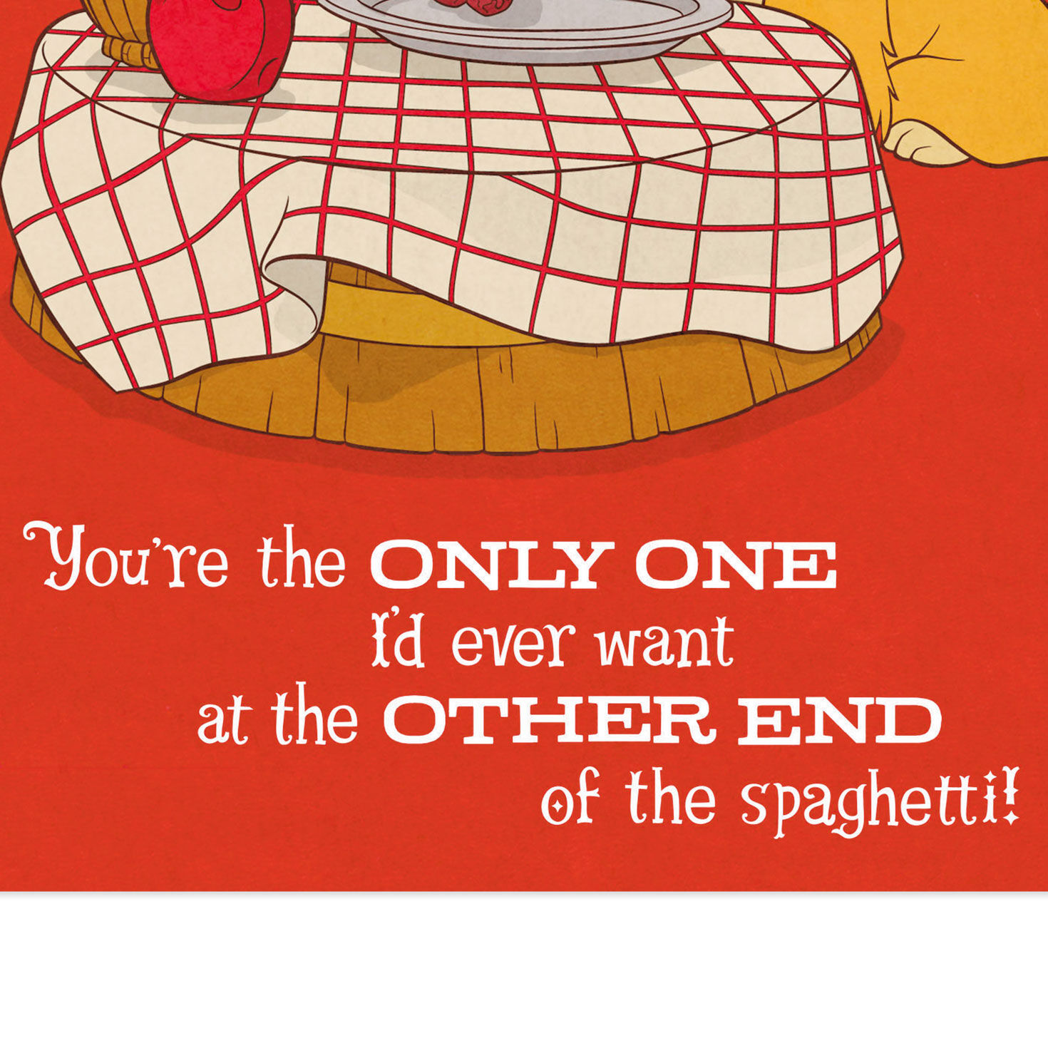 Disney Lady and the Tramp Sweetest Day Card for only USD 3.99 | Hallmark
