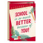 You Make School So Much Better Christmas Thank-You Card, , large image number 1