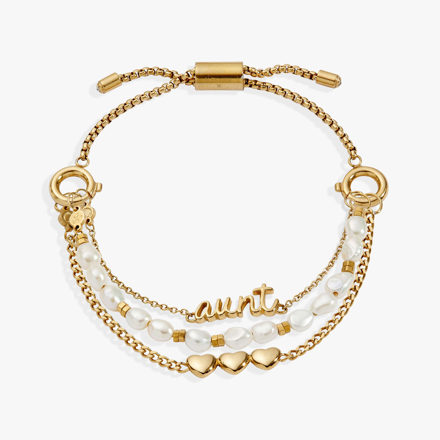 Alex And Ani Aunt 'Home Is Where The Heart Is' Stranded™ Bracelet Set