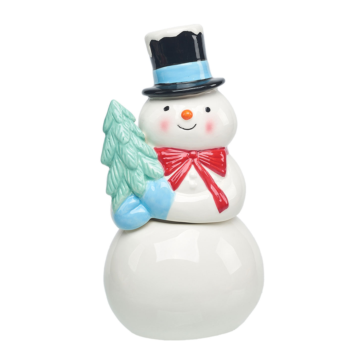 Peppermint Scented Ceramic Snowman Candle for only USD 16.99 | Hallmark
