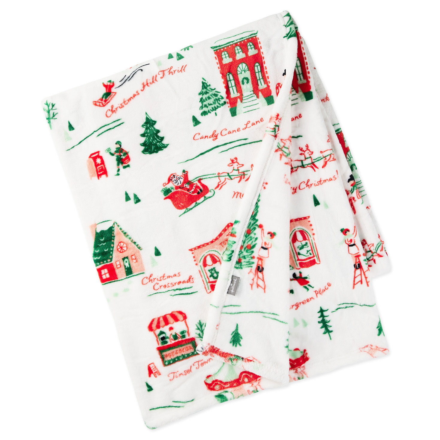 Holiday Toile Throw Blanket, 50x60