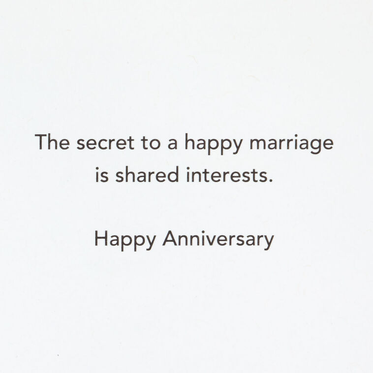 Older Couple with Beers Funny Anniversary Card Sentiment image number 2