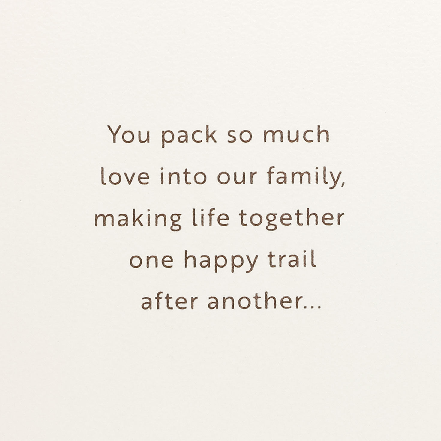 Hiking Backpack in Woods Father's Day Card Sentiment image number 2