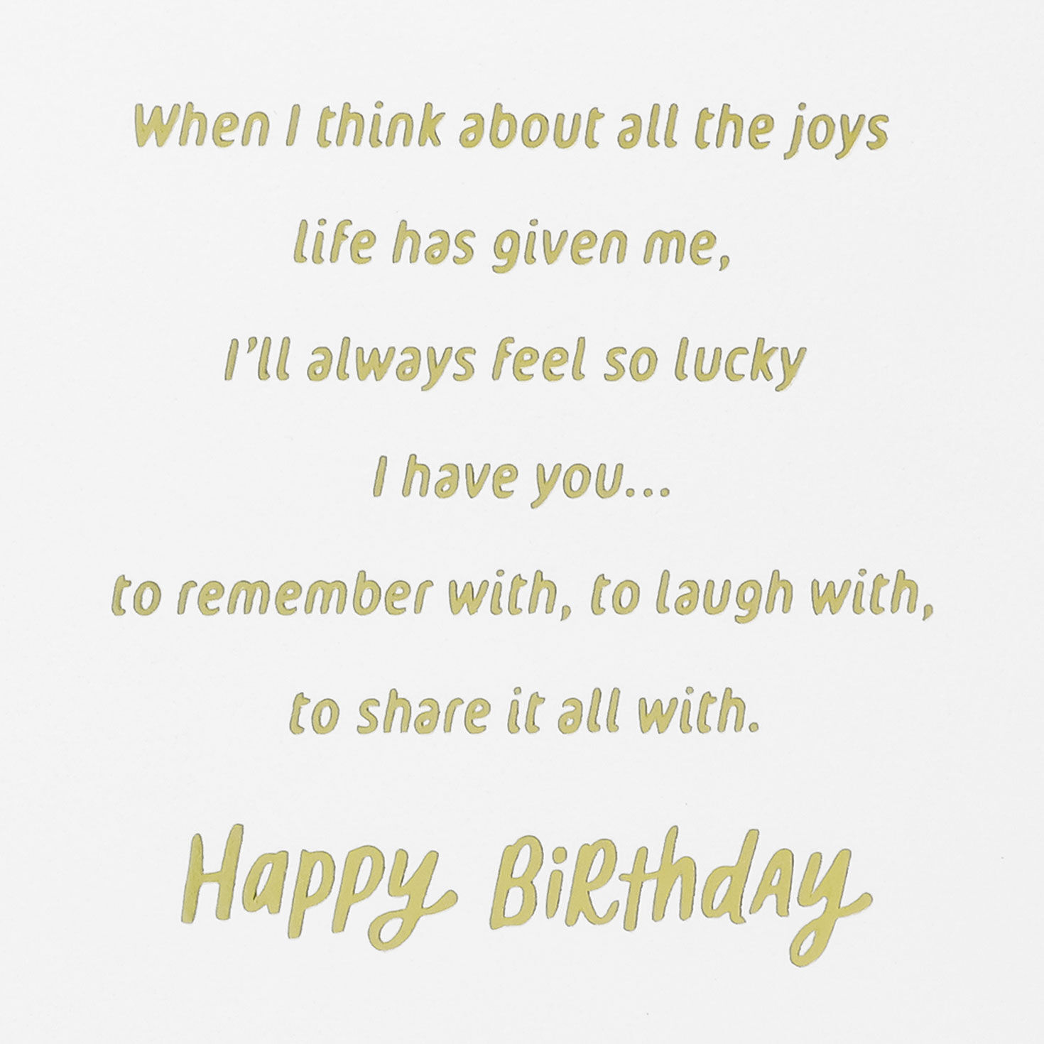 Tropical Leaves Birthday Card for Sister Sentiment image number 2