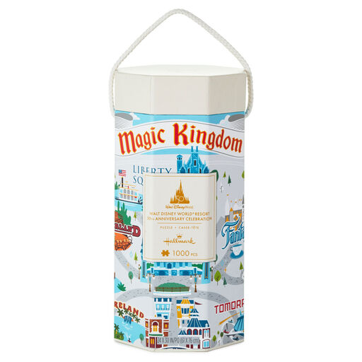 Walt Disney World 50th Anniversary Magic Kingdom Map 1000-Piece Puzzle, 