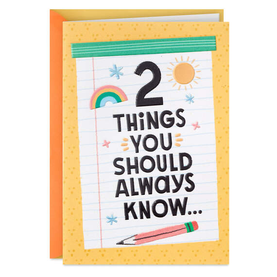 Little World Changers™ Loved and Amazing Kid Card, , large image number 1