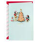 Disney Mickey and Minnie Magical Together Romantic Christmas Card, , large image number 1