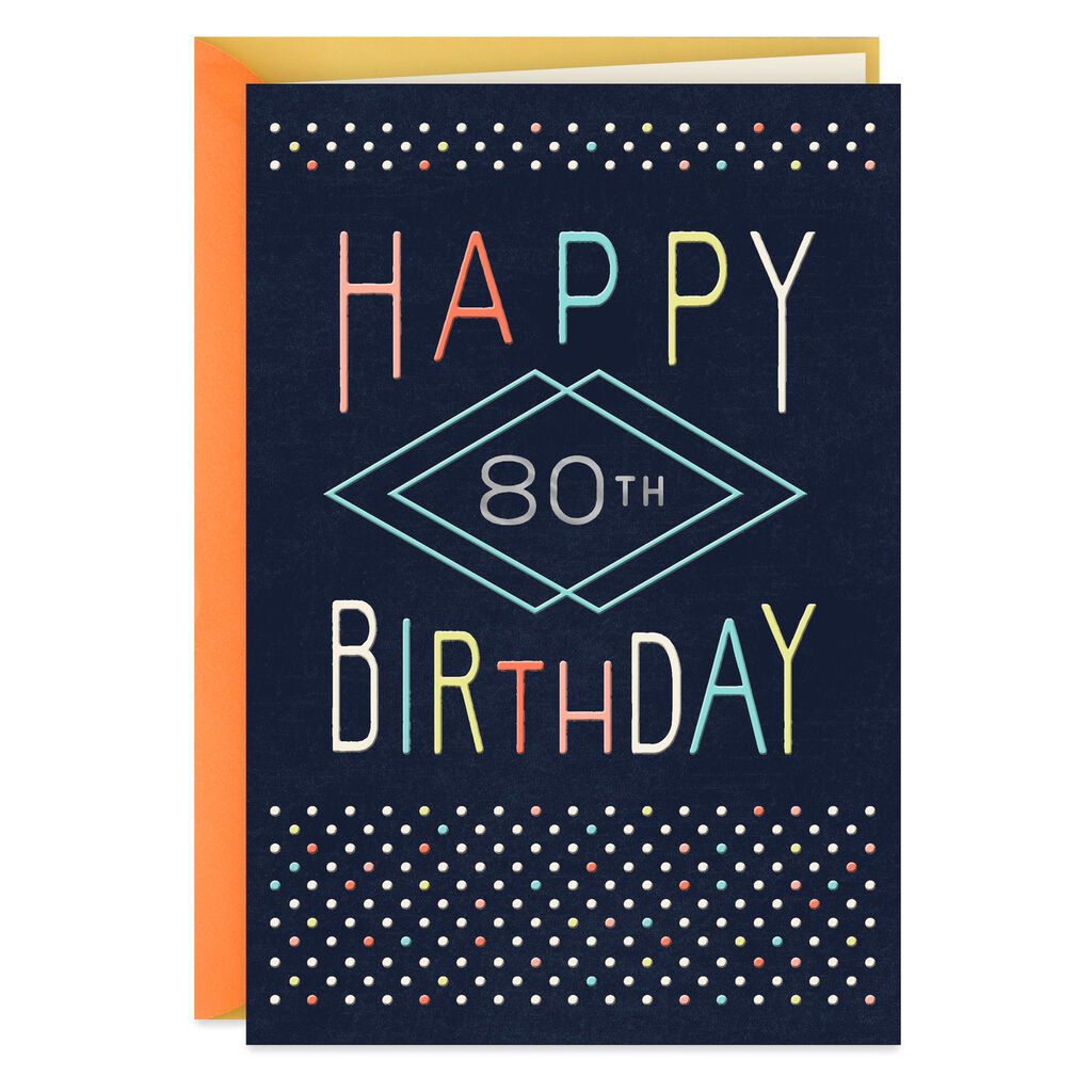 Celebrating All You Are 80th Birthday Card Greeting Cards Hallmark