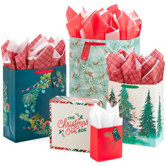 Crisp & Classic Christmas Gift Bag Collection, , large image number 1