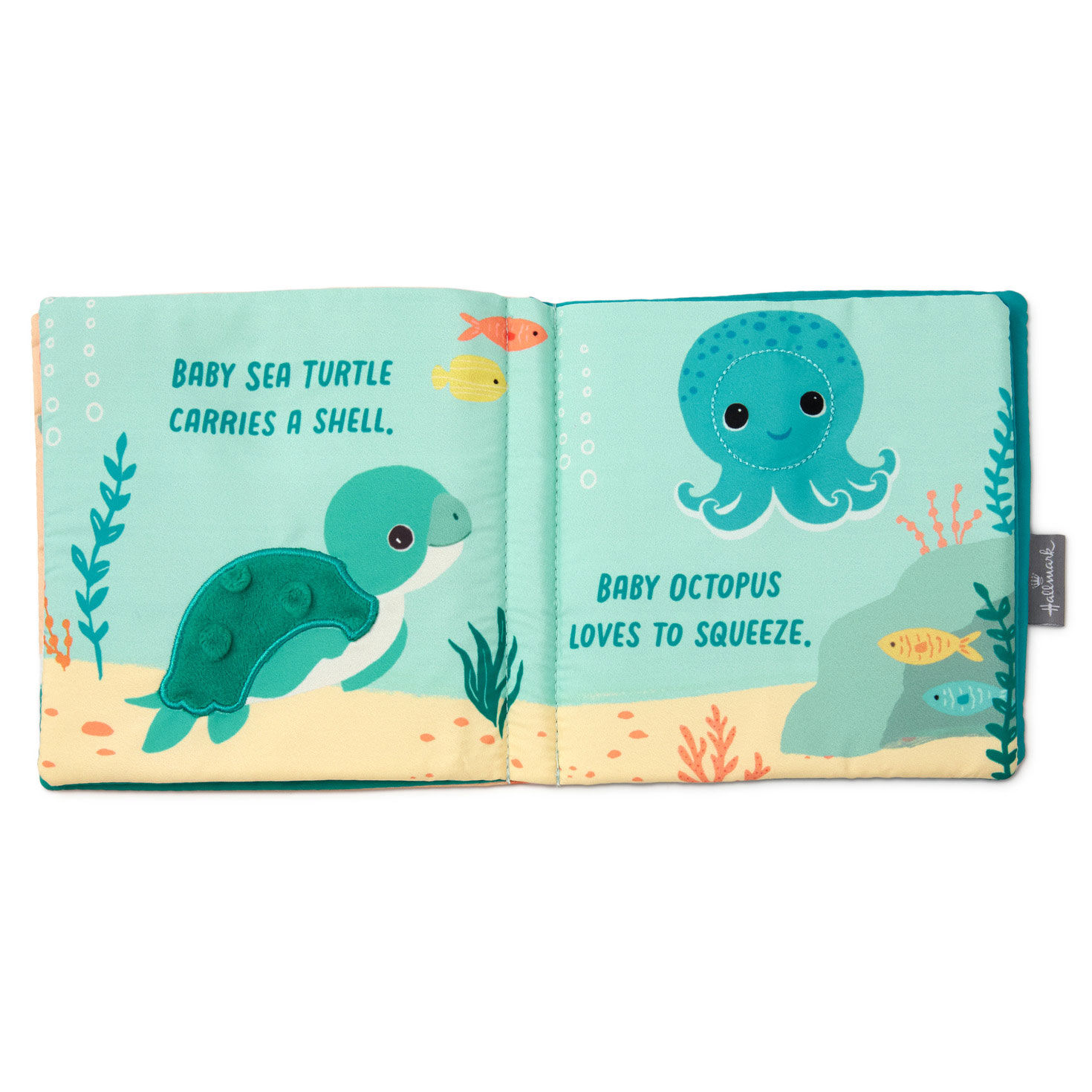 Ocean Friends Touch-and-Feel Fabric Book for Kids for only USD 19.99 | Hallmark