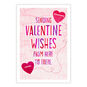 Personalized Distance Hearts & Map Valentine’s Day Card  image number 2