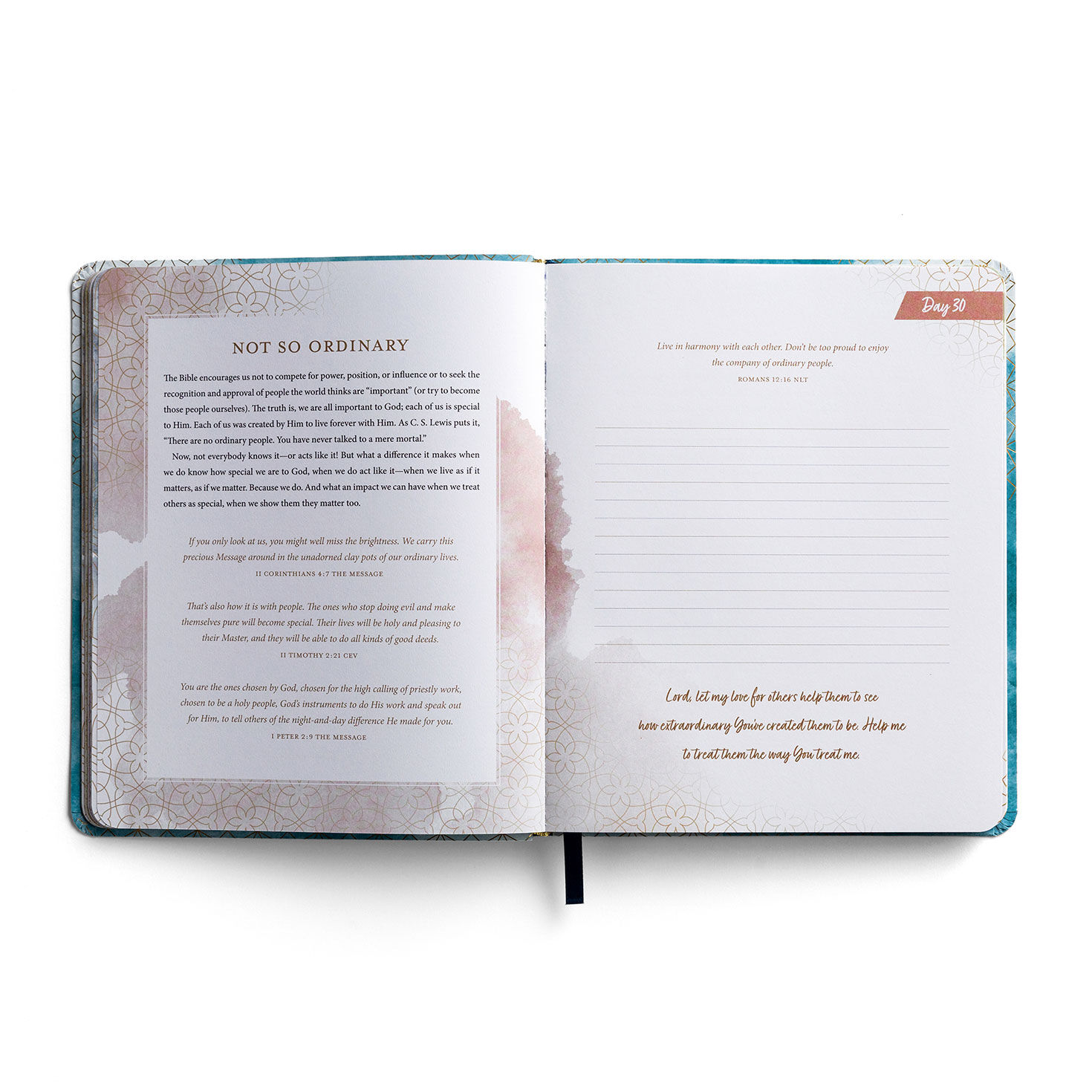 100 Days of Hope & Encouragement Devotional Journal inside spread image number 3