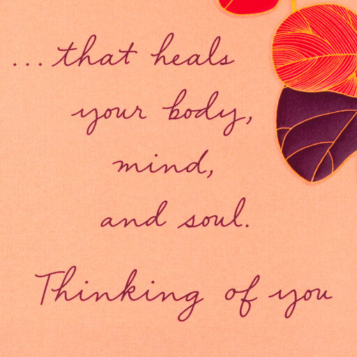 Peace, Rest and Strength Get Well Card, 