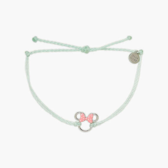 Pura Vida Winterfresh Minnie Mouse Charm Bracelet