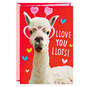 Love You Lots Llamas Valentine's Day Card, , large image number 1