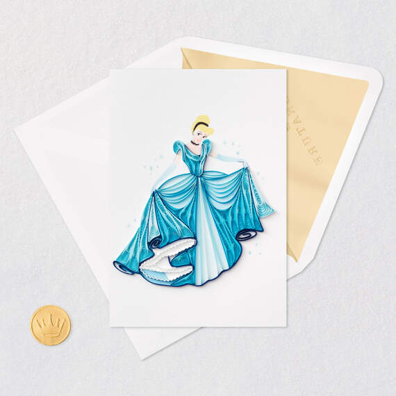 Disney Princess Cinderella You Sparkle Quilled Paper Handmade Card, , large image number 5