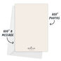 Christmas Came Early Baby Personalized Photo Card Card back with Envelope indicating personalization image number 3