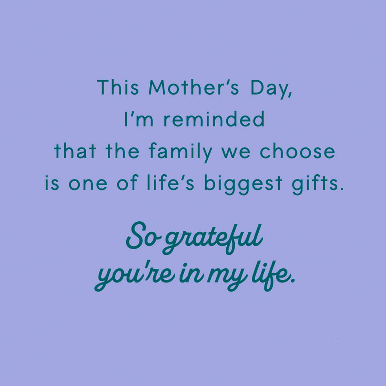 Painted Orange Flower for Like a Mom Mother's Day Card Sentiment image number 2